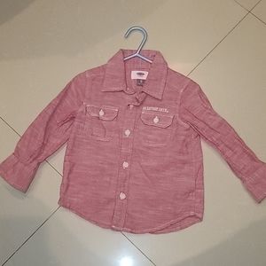 Red heartbreaker button down Boys sz 2T
